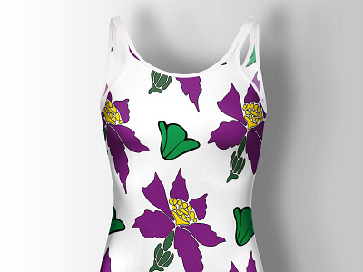 Daffodil flower pattern clothing daffodil design flower graphic design illustration mockup pattern