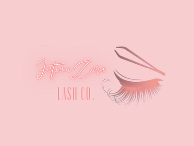 Eyelash Technician Inspired Business Logos branding design logo typography