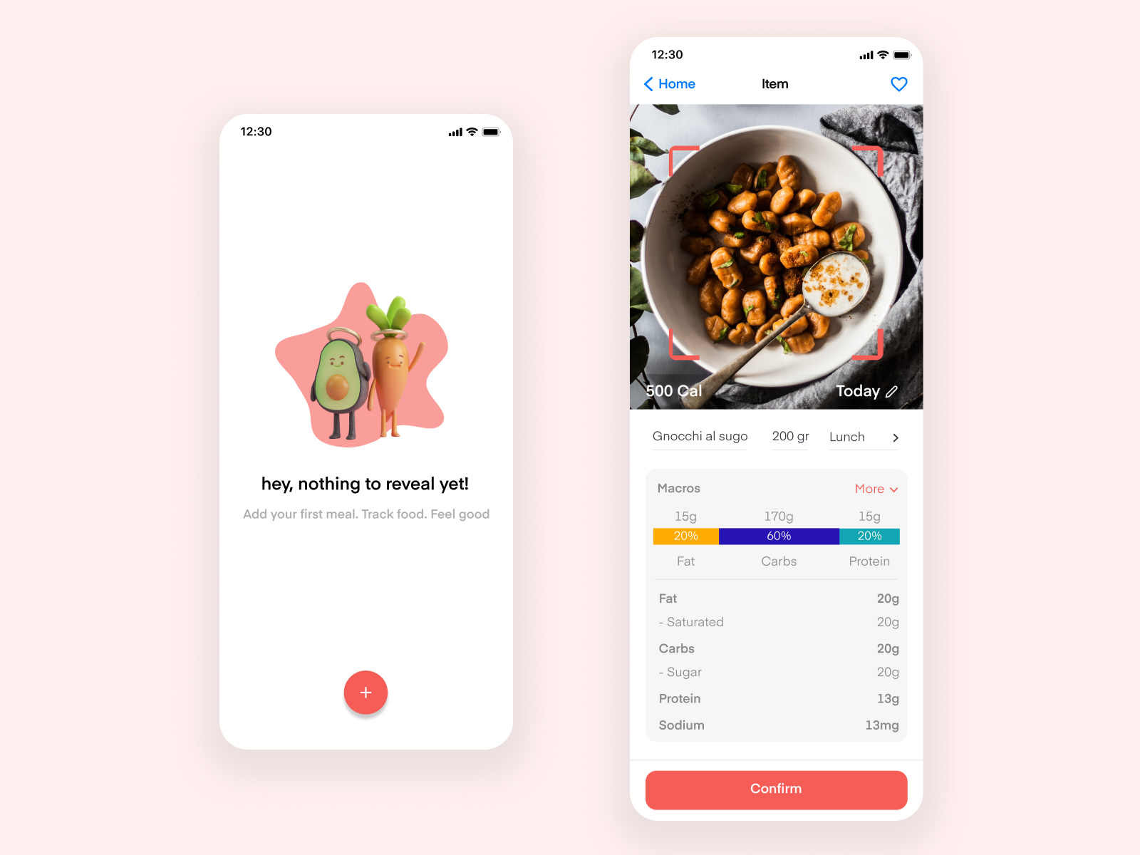 Tracking food - AI App by Luigi Ianni on Dribbble