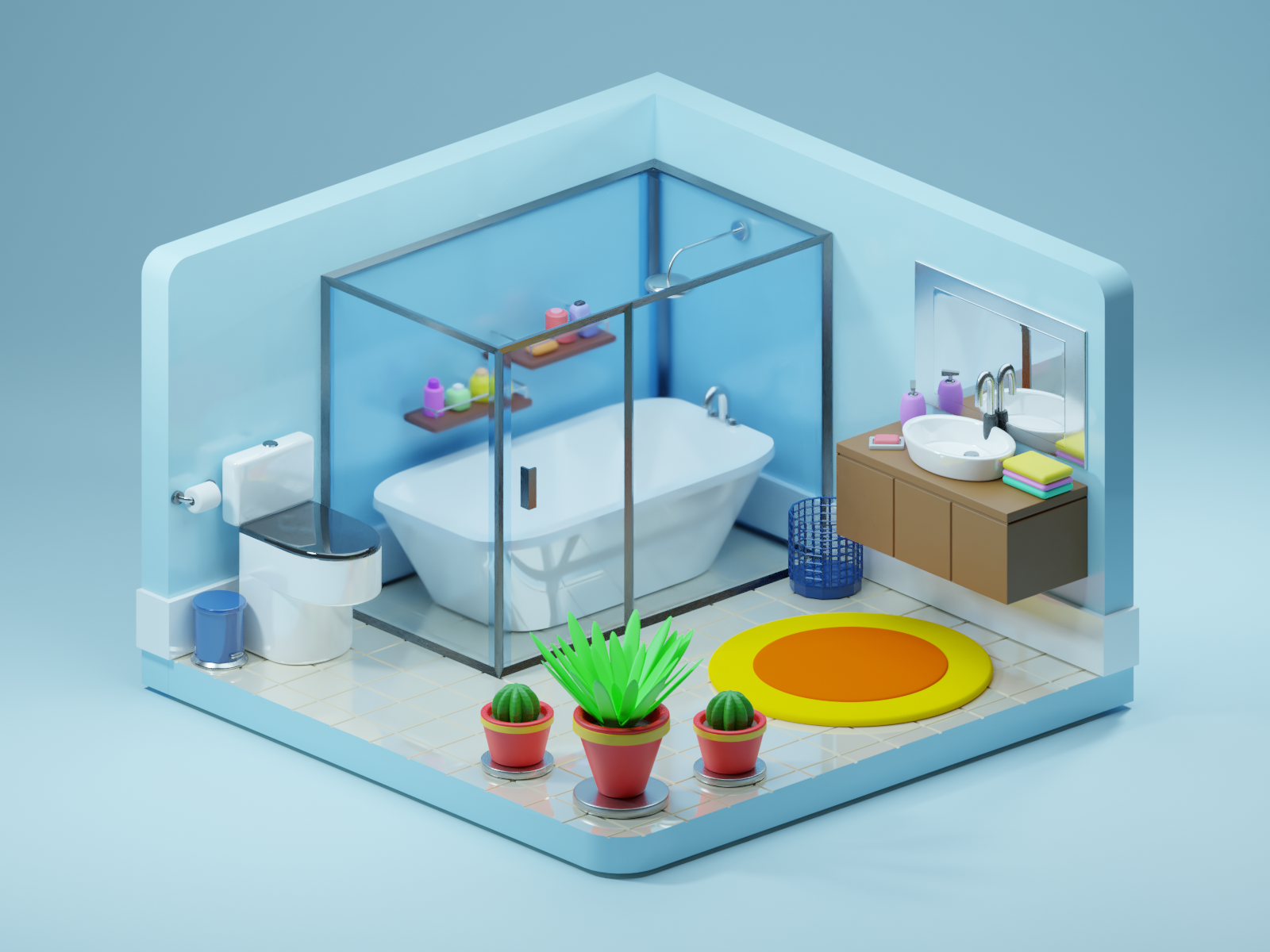 Bathroom by Tene Design on Dribbble