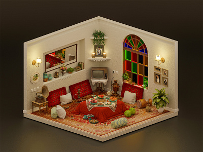 3d illustration yalda