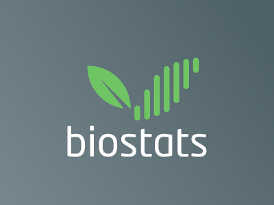 BioStats Logo Design Exploration analytics bio brand brand identity eco leaf logo logo design mark sign statistics stats