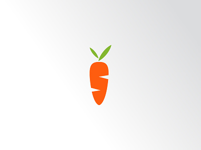 Carrot + Letter S Logo Design Concept brand brand identity carrot concept identity letter logo logo design mark s sign