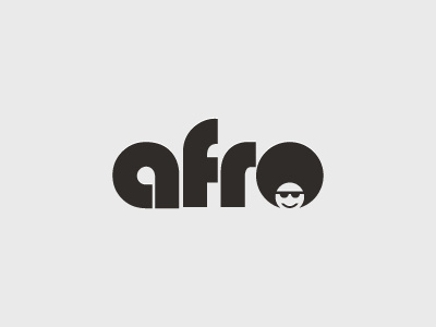 Afro Typographic Logo Design by brandzum on Dribbble