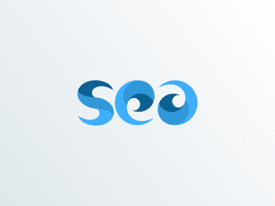Sea Typographic Logo Design holiday icon logo logo design mark minimal sea simple symbol typographic water waves