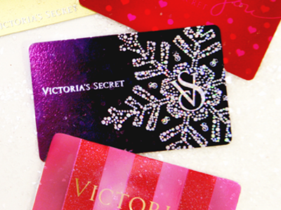 2011 Victoria's Secret Holiday Giftcards 2011 card cards gift giftcard giftcards holiday secret victorias