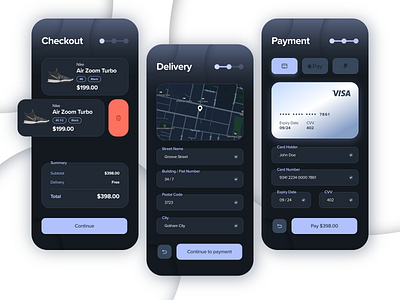 Checkout / Card Payment UI adobexd app dailyui design ui uidesign ux uxdesign