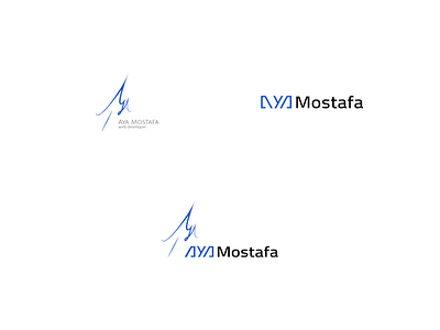 AYA Mostafa web developer logo design