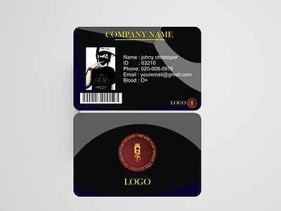 ID CARD DESIGN 2 branding design design art designer freelance designer graphicdesign illustration procreate product design vector