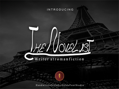 THE NOVELIST FONT techno