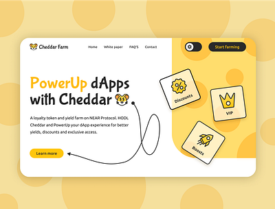 Cheddar Farm cheddar design farm logo ui web