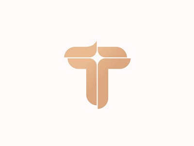 T Letter-mark branding design elegant for icon initial letter logos minimal modern sale type