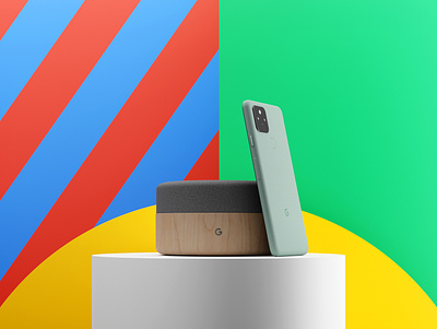 Google Home 2 - Smart Assistant concept 3d blencercycles blender3d google google home google nest pixel pixel5 render smartassistant