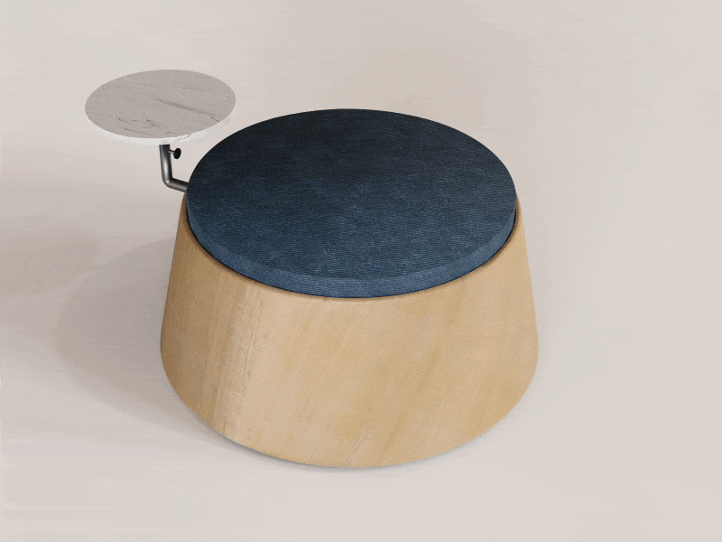 🛋Pouffe 2.0 3drender b3d blender3d chair design concept furniture concept furniture desig interior design interior design concept ottoman pouffe product design