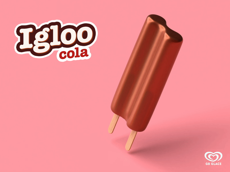 🍦GB Igloo Cola Comeback! 3d 3danimation 3drender animation b3d blender3d cola comeback gb glace gbglass icecicle icecream igloo remake sweden