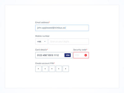 Input Fields customer details form forms input field interaction ui ux