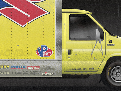 Box Van graphic design illustration motocross supercross van vanwrap vector vector drawing wrap