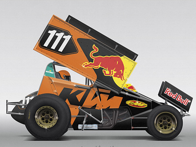 Langston Red Bull KTM Sprint Car