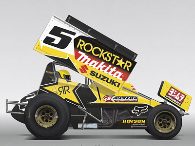 Rockstar Makita Suzuki Sprint Car