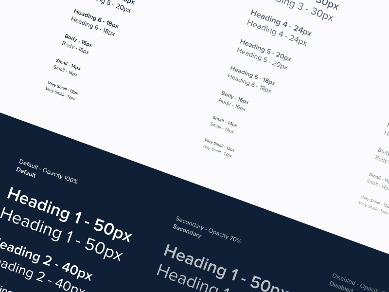 Design System - Text Rules color creative design interface material productdesign shadow sketch ui kit atomic