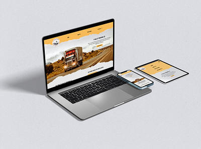 P Valley Trucking brand coding css design html resposive ui ux web design website