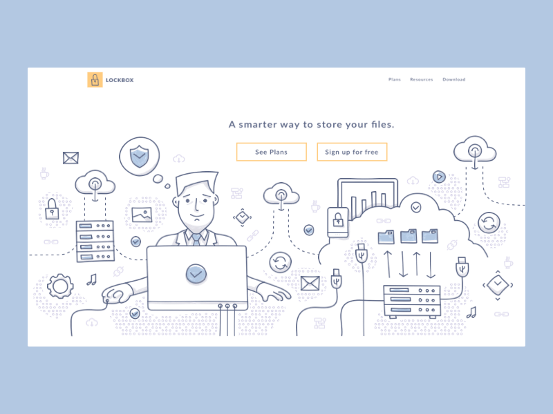 Daily UI 3: Landing Page Animation