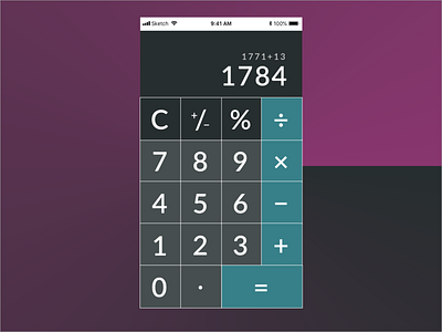 Daily UI 4: Calculator calculator daily ui ui user experience designer user interface ux