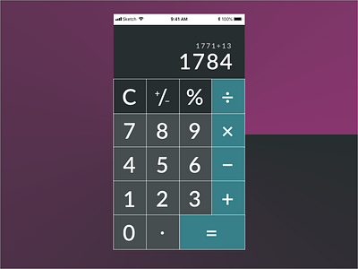 Daily UI 4: Calculator