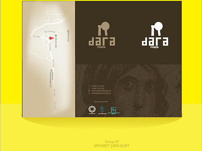 DARA BROCHURE artsy artwork branding brochure brochure design contemporain contemporary contemporaryart design digitalart mehmetşirinkurt vector