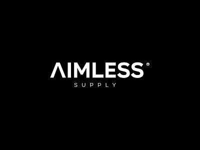 AImless Supply branding design logo vector