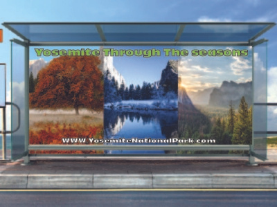 Yosemite National Park advertisement design graphic design logo design photoshop