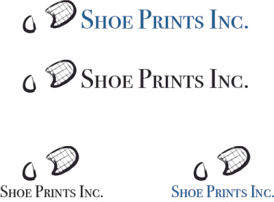 Shoe Prints branding design graphic design illustration illustrator logo logo design