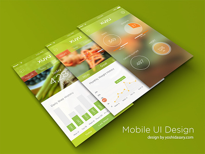 Xuyu Mobile UI Design Concept design mobile app photoshop ui design ux