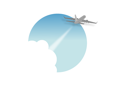 Flying airplane airport badge flat flight fly illustrator vector