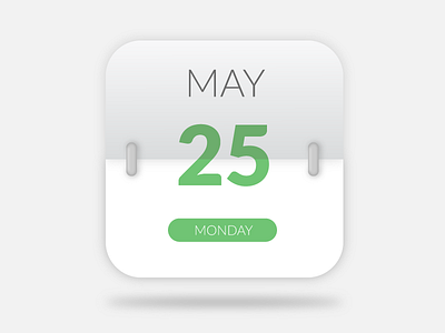 Calendar Icon badge calendar icon skeuomorphic vector