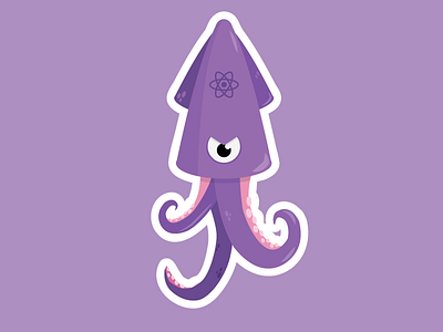 Evil Squid Sticker