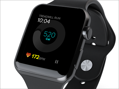 Workout Tracker app apple dailyui fitness interface ios minimal tracker ui ux watch workout