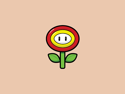 Happy MAR10 ... again 8bit flat flower game icon illustration line logo mario mushroom vector video