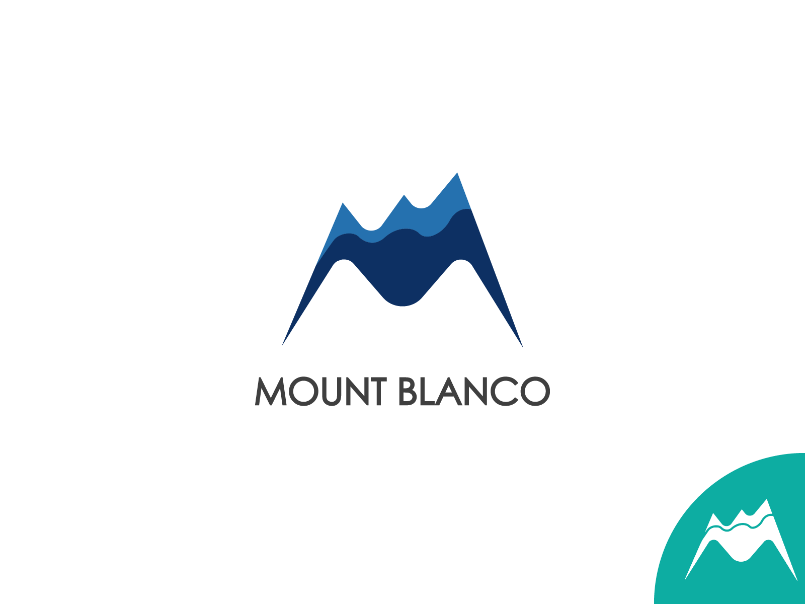 Mount Blanco Logo by Faizan Ali on Dribbble