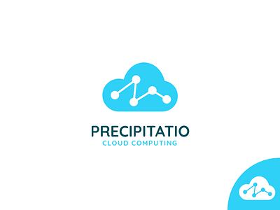 Precipitatio Cloud Computing branding faizanscreativelab graphicdesign logo logo design logodesign logodesignchallenge logodesigns minimalism portfolio