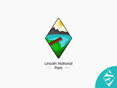 Lincoln National Park dailylogo dailylogochallenge dailylogodesign faizanscreativelab graphicdesign logo logodesign logodesignchallenge logodesignersclub minimal minimalism portfolio