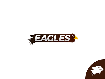 EAGLES Sporty logo dailylogo design esportslogo faizanscreativelab graphicdesign logodesign logodesignchallenge logodesignersclub minimalism