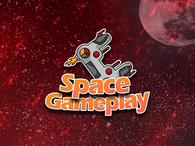 Space Gameplay Logo design faizanscreativelab graphicdesign logodesign logodesignchallenge logodesignersclub logodesigns minimalism