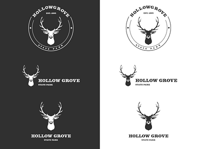 Hollow Grove Logo design graphic design illustration