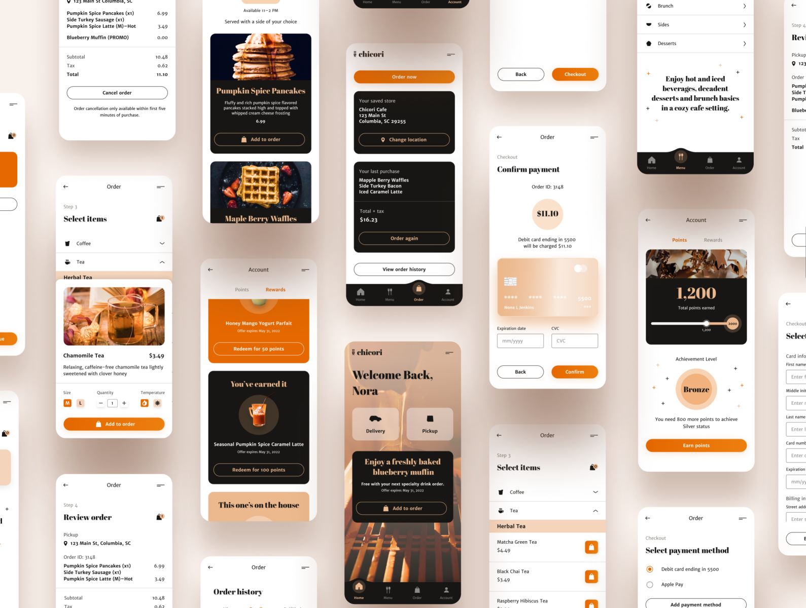 Chicori mobile app by Kyera Kirk for Krumware on Dribbble