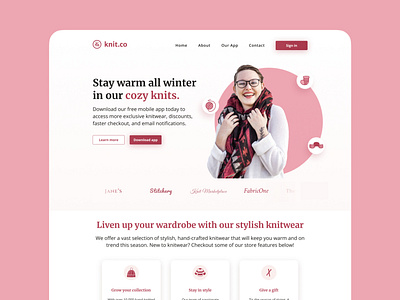 Landing page