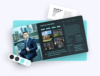 Persona Template | Style 06 design ux ux design