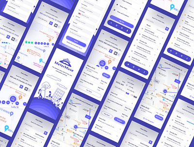 MeterMuse | Mobile App app design illustration logo mobile ui ui design ux design