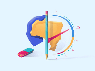 Brasil 🇧🇷 2d animation design effects gradient motion painting photoshop shapes styleframe texture vector