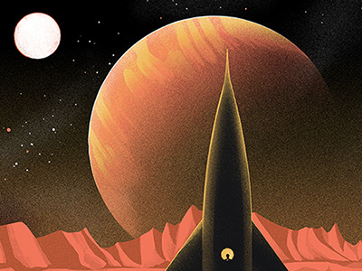 STRANDED design editorial editorial illustration ficition illustration sci fi science space